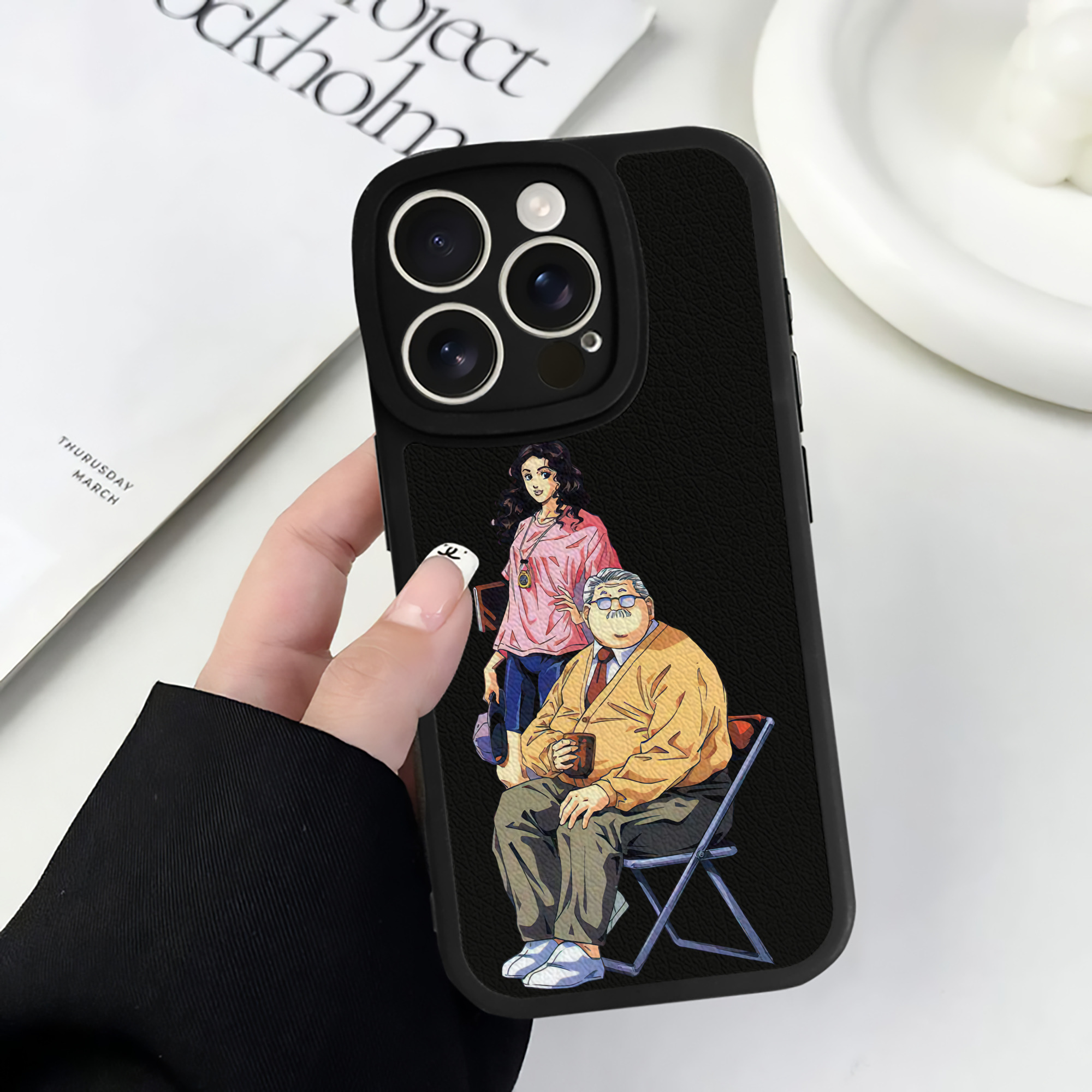 （画像用） SLAM DUNK／スラムダンク 【iPhone 16シリーズ対応】シリコンスマホケース（レザー調） 材質：シリコン